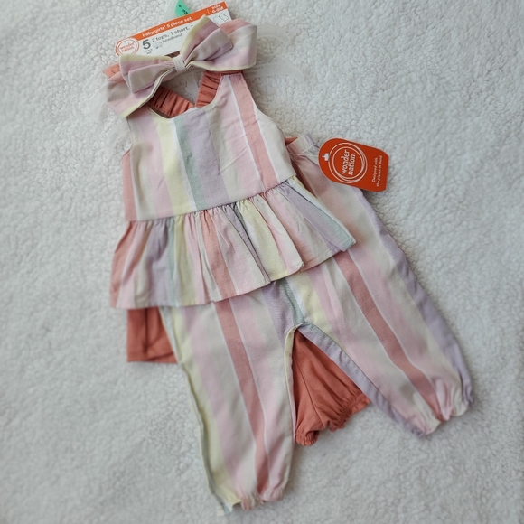 Wonder Nation 6-9m Baby girl set - Picture 2 of 7